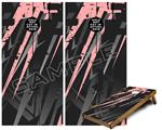 Cornhole Game Board Vinyl Skin Wrap Kit - Premium Laminated - Baja 0014 Pink fits 24x48 game boards (GAMEBOARDS NOT INCLUDED)
