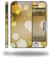 Bokeh Hex Yellow - Decal Style Vinyl Skin (fits Apple Original iPhone 5, NOT the iPhone 5C or 5S)
