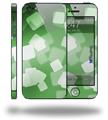 Bokeh Squared Green - Decal Style Vinyl Skin (fits Apple Original iPhone 5, NOT the iPhone 5C or 5S)