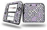 Locknodes 03 Lavender - Decal Style Vinyl Skin fits Nintendo 2DS - 2DS NOT INCLUDED