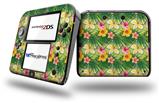 Beach Flowers 02 Sage Green - Decal Style Vinyl Skin fits Nintendo 2DS - 2DS NOT INCLUDED
