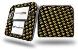 Iowa Hawkeyes Tigerhawk Tiled 06 Gold on Black - Decal Style Vinyl Skin fits Nintendo 2DS - 2DS NOT INCLUDED