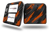 Jagged Camo Burnt Orange - Decal Style Vinyl Skin fits Nintendo 2DS - 2DS NOT INCLUDED