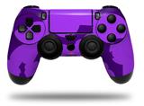 WraptorSkinz Skin compatible with Sony PS4 Dualshock Controller PlayStation 4 Original Slim and Pro Deathrock Bats Purple (CONTROLLER NOT INCLUDED)