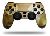 WraptorSkinz Skin compatible with Sony PS4 Dualshock Controller PlayStation 4 Original Slim and Pro Bokeh Hex Yellow (CONTROLLER NOT INCLUDED)