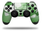 WraptorSkinz Skin compatible with Sony PS4 Dualshock Controller PlayStation 4 Original Slim and Pro Bokeh Squared Green (CONTROLLER NOT INCLUDED)