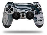 WraptorSkinz Skin compatible with Sony PS4 Dualshock Controller PlayStation 4 Original Slim and ProBlue Black Marble (CONTROLLER NOT INCLUDED)
