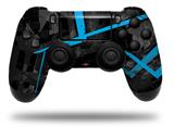 WraptorSkinz Skin compatible with Sony PS4 Dualshock Controller PlayStation 4 Original Slim and Pro Baja 0004 Blue Medium (CONTROLLER NOT INCLUDED)