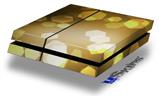 Vinyl Decal Skin Wrap compatible with Sony PlayStation 4 Original Console Bokeh Hex Yellow (PS4 NOT INCLUDED)