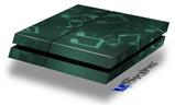 Vinyl Decal Skin Wrap compatible with Sony PlayStation 4 Original Console Bokeh Music Seafoam Green (PS4 NOT INCLUDED)