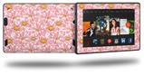 Flowers Pattern 12 - Decal Style Skin fits 2013 Amazon Kindle Fire HD 7 inch