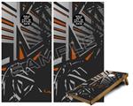 Cornhole Game Board Vinyl Skin Wrap Kit - Baja 0023 Orange Burnt fits 24x48 game boards (GAMEBOARDS NOT INCLUDED)