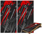 Cornhole Game Board Vinyl Skin Wrap Kit - Baja 0014 Red fits 24x48 game boards (GAMEBOARDS NOT INCLUDED)