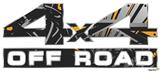 Baja 0023 Orange - 4x4 Decal Bolted 13x5.5 (2 Decal Set)