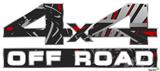 Baja 0023 Red - 4x4 Decal Bolted 13x5.5 (2 Decal Set)