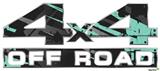 Baja 0014 Seafoam Green - 4x4 Decal Bolted 13x5.5 (2 Decal Set)