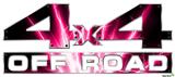 Lightning Pink - 4x4 Decal Bolted 13x5.5 (2 Decal Set)