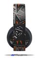 Vinyl Decal Skin Wrap compatible with Original Sony PlayStation 4 Gold Wireless Headphones Baja 0023 Orange Burnt (PS4 HEADPHONES  NOT INCLUDED)