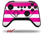 Psycho Stripes Hot Pink and White - Decal Style Skin fits original Amazon Fire TV Gaming Controller