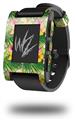 Beach Flowers 02 Sage Green - Decal Style Skin fits original Pebble Smart Watch (WATCH SOLD SEPARATELY)