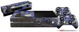 Vincent Van Gogh Starry Night - Holiday Bundle Decal Style Skin compatible with XBOX One Console Original, Kinect and 2 Controllers (XBOX SYSTEM NOT INCLUDED)