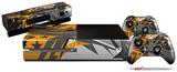 Baja 0032 Orange - Holiday Bundle Decal Style Skin fits XBOX One Console Original, Kinect and 2 Controllers (XBOX SYSTEM NOT INCLUDED)