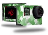 Bokeh Squared Green - Decal Style Skin fits GoPro Hero 4 Silver Camera (GOPRO SOLD SEPARATELY)