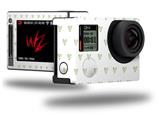 Hearts Green - Decal Style Skin fits GoPro Hero 4 Silver Camera (GOPRO SOLD SEPARATELY)