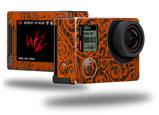Folder Doodles Burnt Orange - Decal Style Skin fits GoPro Hero 4 Silver Camera (GOPRO SOLD SEPARATELY)