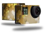 Bokeh Hex Yellow - Decal Style Skin fits GoPro Hero 4 Black Camera (GOPRO SOLD SEPARATELY)