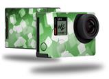 Bokeh Squared Green - Decal Style Skin fits GoPro Hero 4 Black Camera (GOPRO SOLD SEPARATELY)