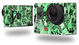 Scene Kid Sketches Green - Decal Style Skin fits GoPro Hero 3+ Camera (GOPRO NOT INCLUDED)