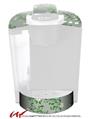 Decal Style Vinyl Skin compatible with Keurig K40 Elite Coffee Makers Victorian Design Green (KEURIG NOT INCLUDED)