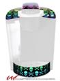 Decal Style Vinyl Skin compatible with Keurig K40 Elite Coffee Makers Skull and Crossbones Rainbow (KEURIG NOT INCLUDED)