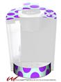 Decal Style Vinyl Skin compatible with Keurig K40 Elite Coffee Makers Kearas Polka Dots Purple And Blue (KEURIG NOT INCLUDED)