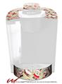 Decal Style Vinyl Skin compatible with Keurig K40 Elite Coffee Makers Lots of Santas (KEURIG NOT INCLUDED)