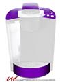 Decal Style Vinyl Skin compatible with Keurig K40 Elite Coffee Makers Solids Collection Purple (KEURIG NOT INCLUDED)