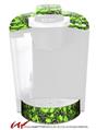 Decal Style Vinyl Skin compatible with Keurig K40 Elite Coffee Makers Scattered Skulls Neon Green (KEURIG NOT INCLUDED)