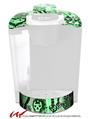 Decal Style Vinyl Skin compatible with Keurig K40 Elite Coffee Makers Scene Kid Sketches Green (KEURIG NOT INCLUDED)