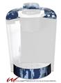 Decal Style Vinyl Skin compatible with Keurig K40 Elite Coffee Makers WraptorCamo Digital Camo Navy (KEURIG NOT INCLUDED)