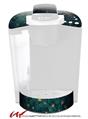 Decal Style Vinyl Skin compatible with Keurig K40 Elite Coffee Makers Green Starry Night (KEURIG NOT INCLUDED)