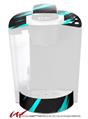 Decal Style Vinyl Skin compatible with Keurig K40 Elite Coffee Makers Jagged Camo Neon Teal (KEURIG NOT INCLUDED)