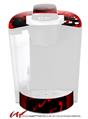 Decal Style Vinyl Skin compatible with Keurig K40 Elite Coffee Makers Oriental Dragon Black on Red (KEURIG NOT INCLUDED)