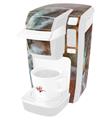 Decal Style Vinyl Skin compatible with Keurig K10 / K15 Mini Plus Coffee Makers Hubble Images - Carina Nebula (KEURIG NOT INCLUDED)