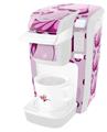 Decal Style Vinyl Skin compatible with Keurig K10 / K15 Mini Plus Coffee Makers Petals Pink (KEURIG NOT INCLUDED)
