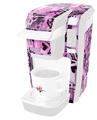 Decal Style Vinyl Skin compatible with Keurig K10 / K15 Mini Plus Coffee Makers Scene Kid Sketches Pink (KEURIG NOT INCLUDED)