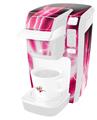 Decal Style Vinyl Skin compatible with Keurig K10 / K15 Mini Plus Coffee Makers Lightning Pink (KEURIG NOT INCLUDED)