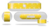 Decal Style Wrap Skin fits Beats Pill Plus Hearts Yellow On White (BEATS PILL NOT INCLUDED)