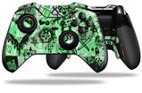Scene Kid Sketches Green - Decal Style Skin fits Microsoft XBOX One ELITE Wireless Controller