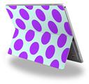Kearas Polka Dots Purple And Blue - Decal Style Vinyl Skin (fits Microsoft Surface Pro 4)